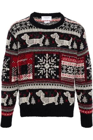 Thom Browne Fair isle intarsia jumper