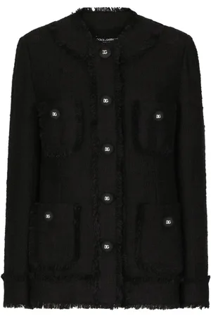 Dolce & Gabbana Single-breasted tweed jacket