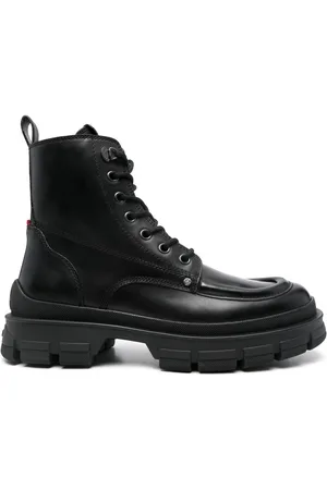 Moncler Heavea City leather boots
