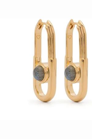 Missoma Zenyu Link Gemstone hoops