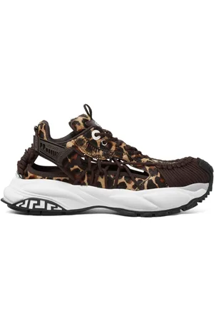 VERSACE Leopard-print Mercury M_VS_01 sneakers