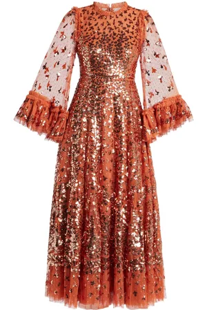 Needle & Thread All-over sequin embellished dress