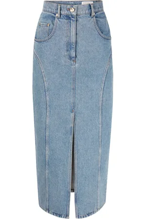 Nina Ricci Long Denim Skirt