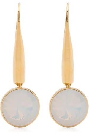FORTE FORTE Diamanté-detail dangling earrings