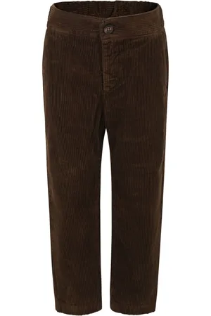 Golden Goose Logo-embroidered straight trousers