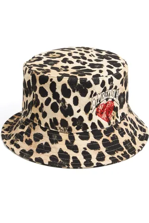 Bimba y Lola Animal-print bucket hat