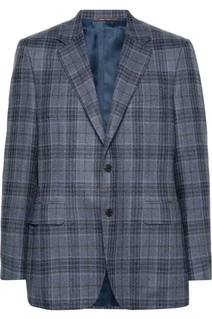 CANALI Checked single-breasted blazer