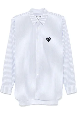 Comme des Garçons Heart-patch shirt