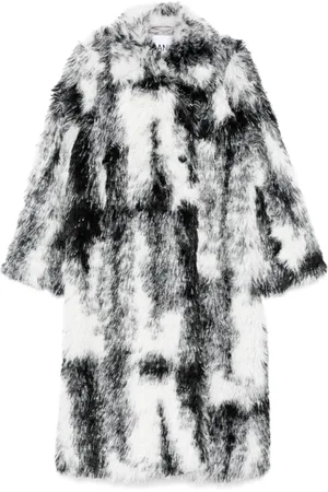 Ganni Faux-fur coat