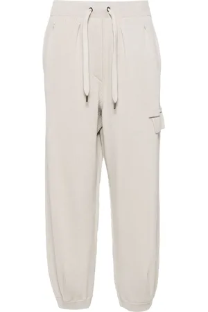 Brunello Cucinelli Beaded trim-detailing track pants