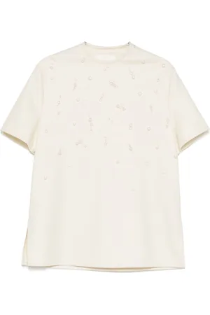 Jil Sander Faux-pearl T-shirt