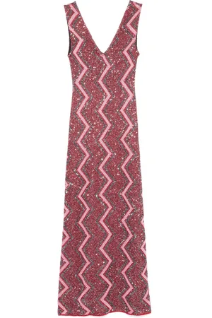 Missoni Embellished zigzag maxi dress