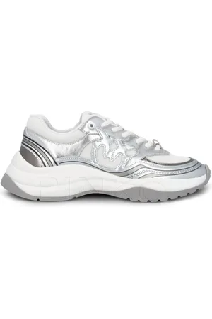 Pinko Glammy 04 metallic-effect sneakers