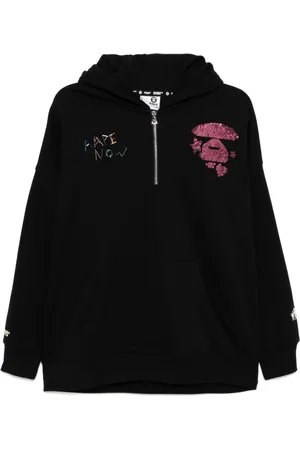 A Bathing Ape Sequin-embellishment hoodie
