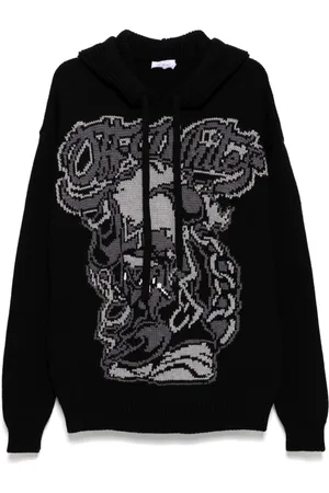OFF-WHITE Pattern-jacquard jumper