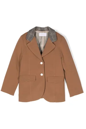 PATACHOU Check-detailed blazer