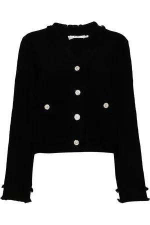 B+AB Fringed V-neck cardigan