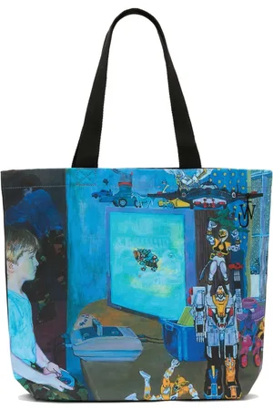 J.W.Anderson Graphic-print canvas tote bag
