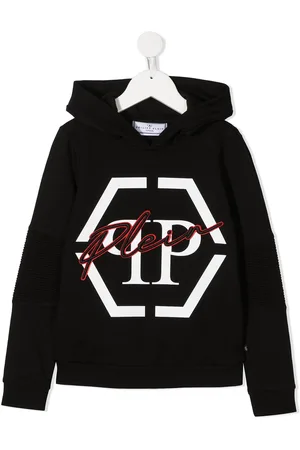 Philipp Plein Hexagon logo-print hoodie