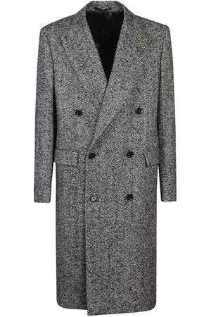 LARDINI Herringbone coat