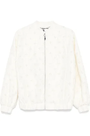NISSA Embroidered jacquard jacket