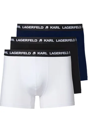 Karl Lagerfeld Logo-waist trunk set (pack of three)