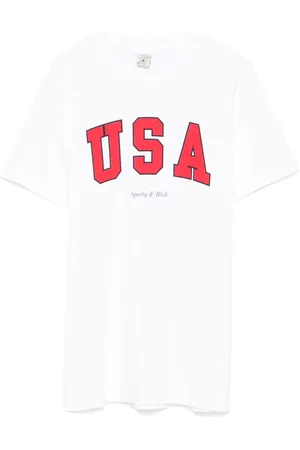Sporty & Rich USA-print T-shirt