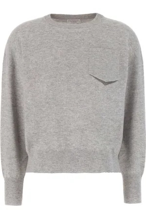 Brunello Cucinelli Bead-detailed cashmere jumper