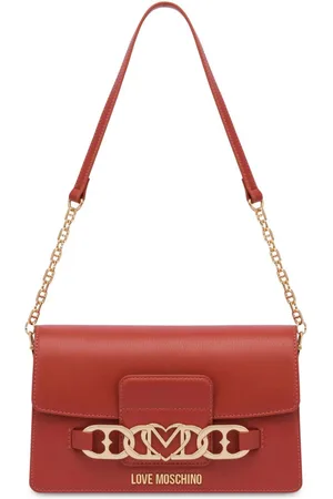 Moschino Heart-chain shoulder bag