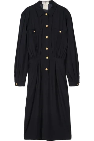VALENTINO GARAVANI 1970s wool midi dress