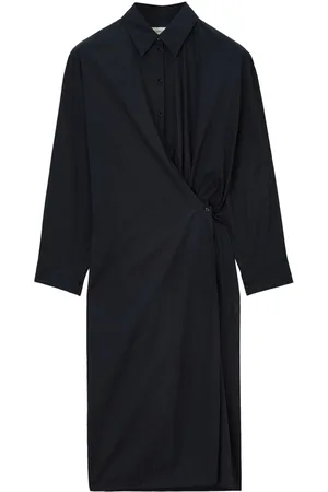 LEMAIRE Twist-detailing midi dress