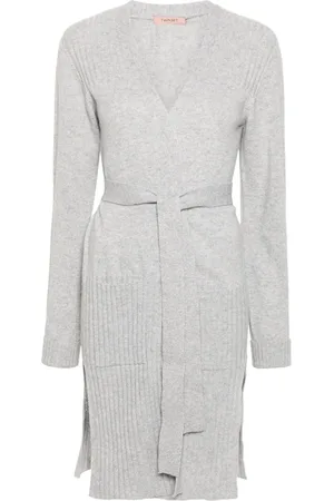 Twin-Set Lurex maxi cardigan