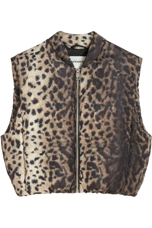 Apparis Phoenix animal-print gilet