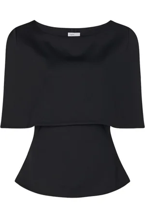 ROSETTA GETTY Cape-design blouse