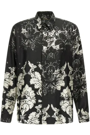 Roberto Cavalli Broccato-print shirt
