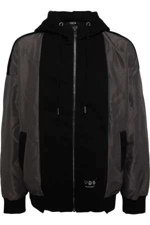 FIVE CM Quited hooded jacket