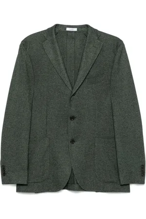 Boglioli Mélange-effect blazer