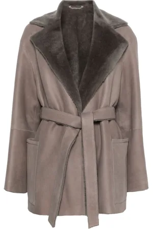 Manzoni 24 Leather short coat