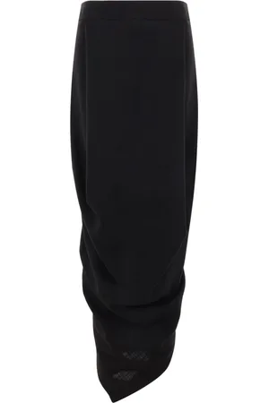 Quira Draped-design midi skirt