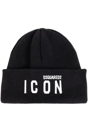 Dsquared2 Intarsia-knit logo beanie