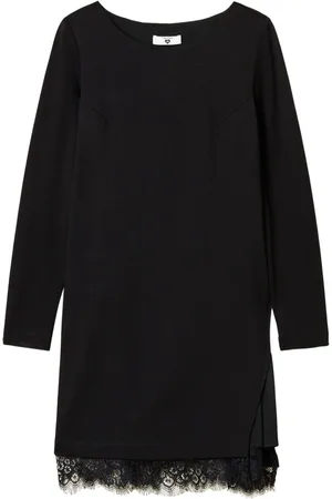 Twin-Set Lace-detailing mini dress