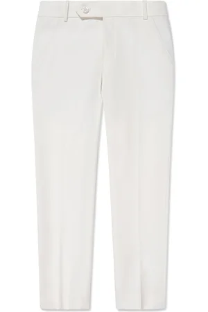 Maison Ava Logo-embroidered trousers