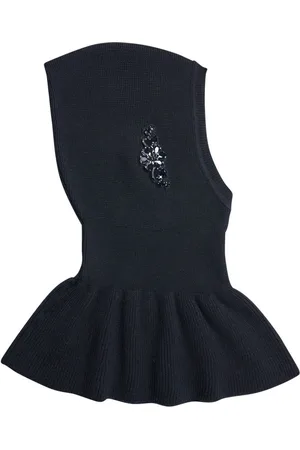 Simone Rocha Crystal-embellished balaclava