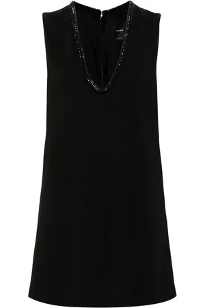 Pinko Jewel-neck mini dress
