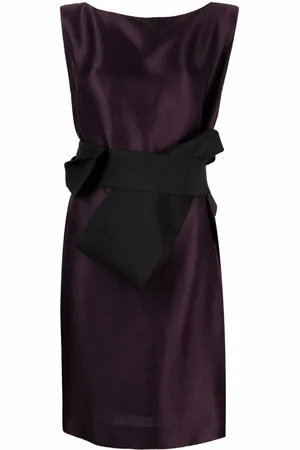 Lanvin 2006 bow detail sleeveless dress