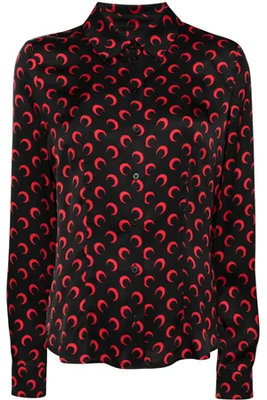 Marine Serre Logo printed shirt