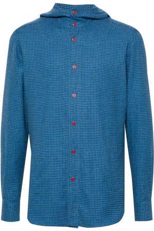Kiton Checked hoodie