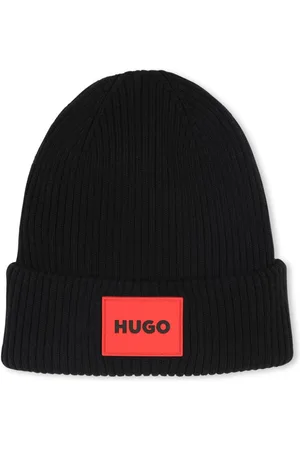 HUGO BOSS Logo-appliqué beanie