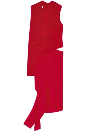 Courrèges Draped cut-out dress
