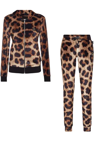 Philipp Plein Leopard-print jogging set